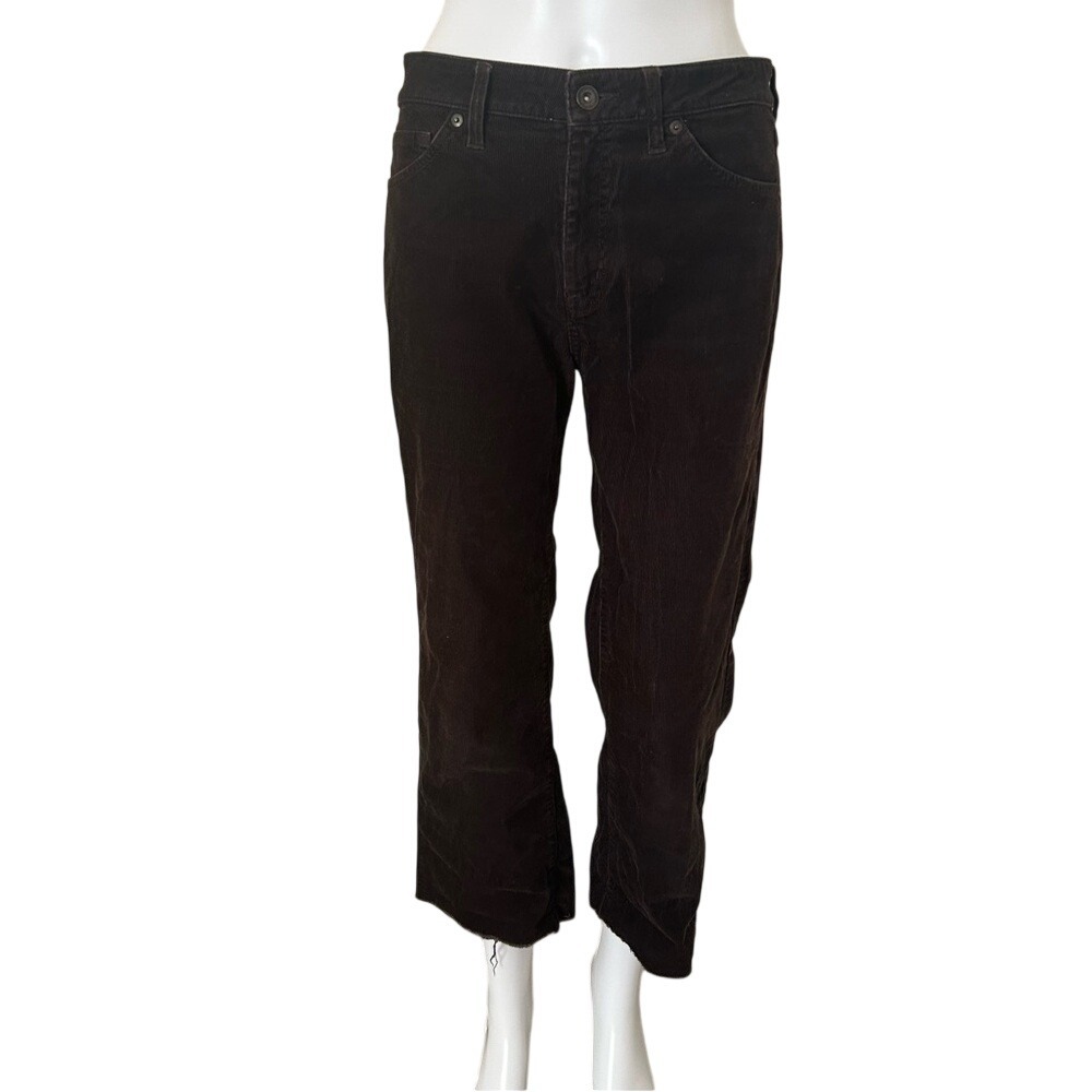 Uniqlo Dark Brown Corduroy Pants Size 26